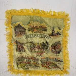 Vintage Philadelphia Souvenir Pillowcase
